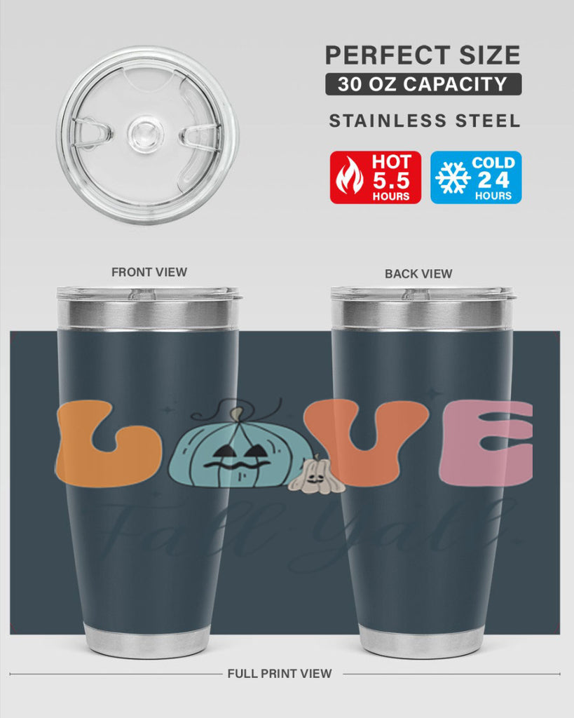 Love Fall Yall 413#- fall- Tumbler