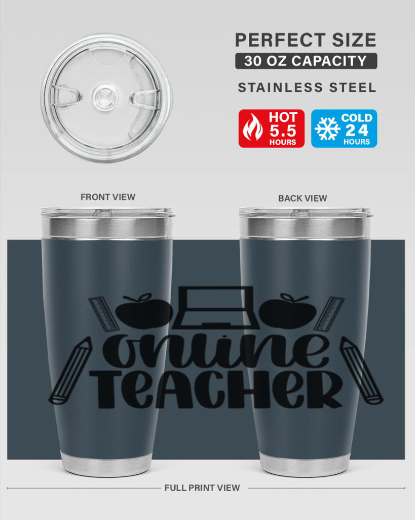 Online Teacher Style 61#- teacher- tumbler