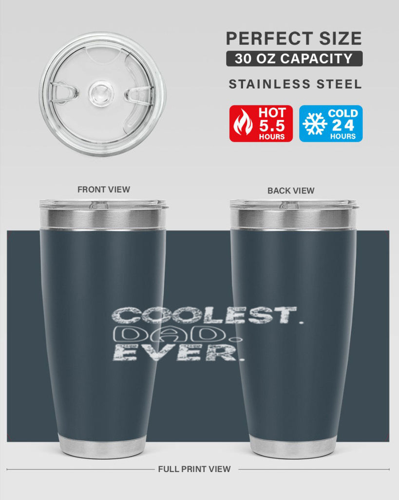 coolest dad ever 38#- dad- Tumbler