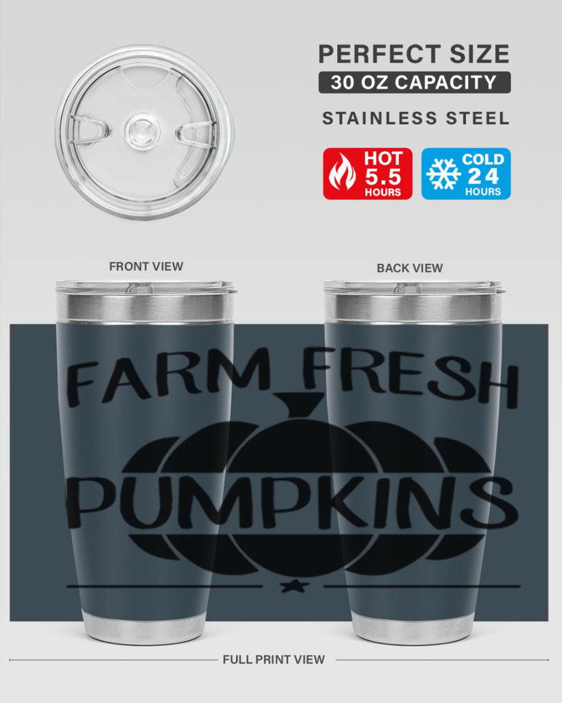 farm fresh pumpkins 173#- fall- Tumbler