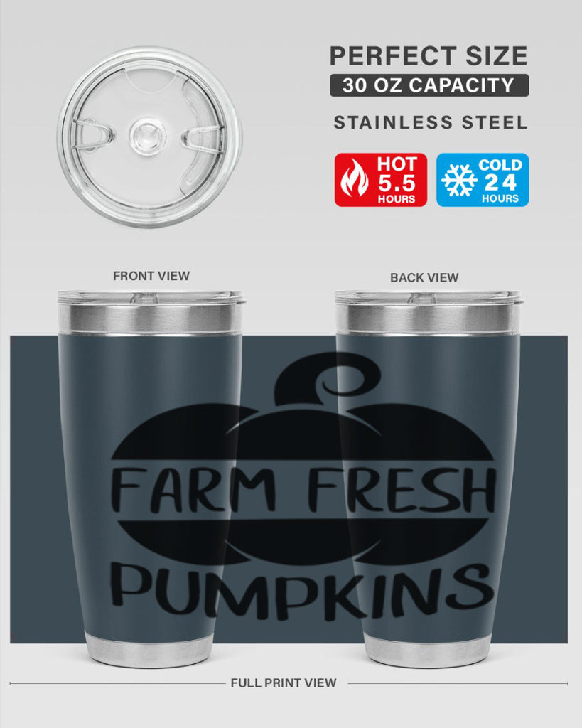 farm fresh pumpkins 174#- fall- Tumbler