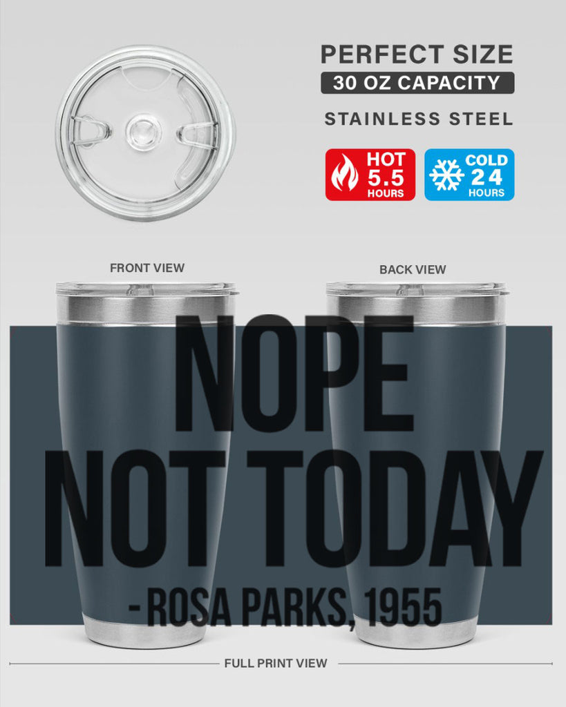 nope not today rosa parks 60#- black words phrases- Cotton Tank