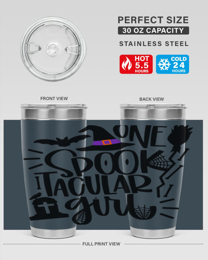 one spooktacular girl 36#- halloween- Tumbler