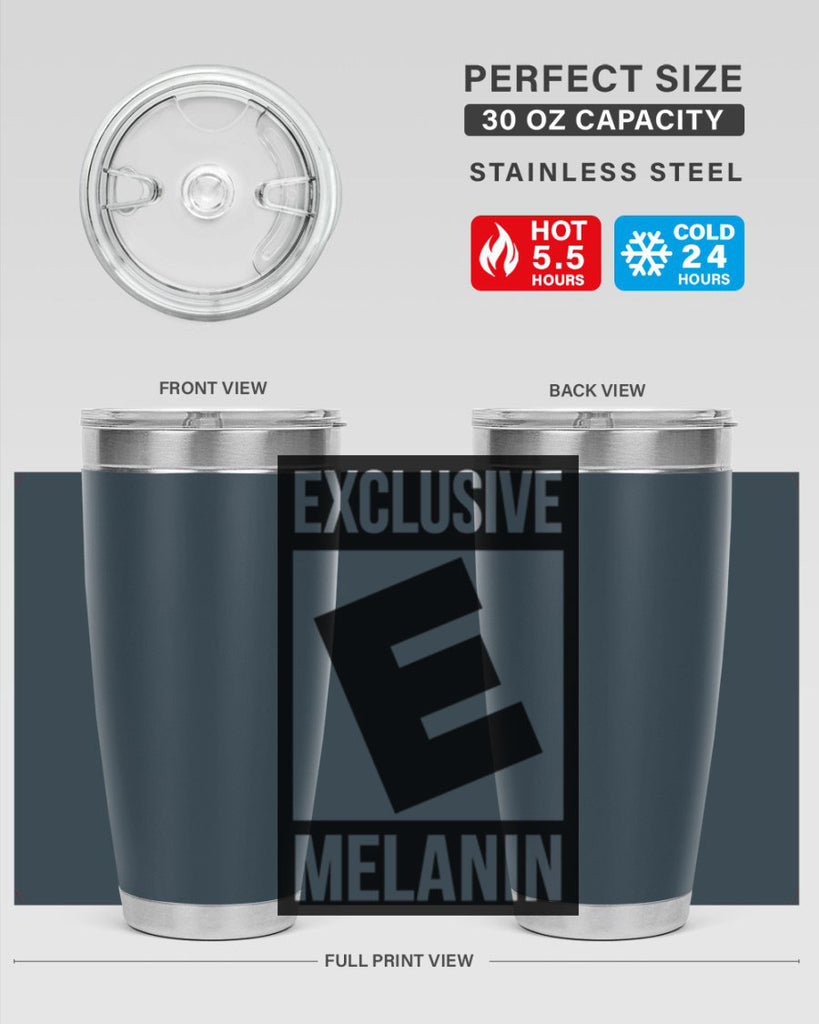 rated exclusive melanin 46#- black words phrases- Cotton Tank