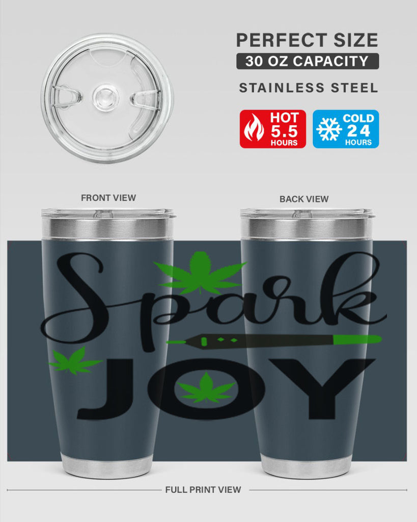 spark joy 250#- marijuana- Tumbler