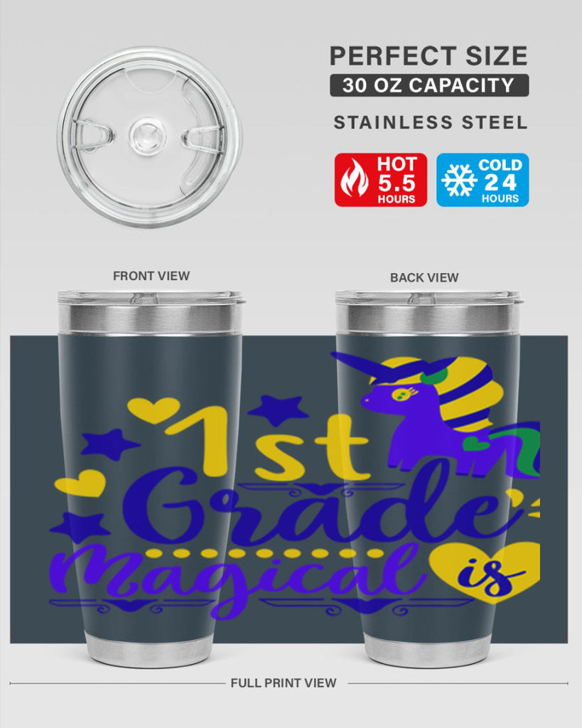 st grade magical 63#- mardi gras- Tumbler