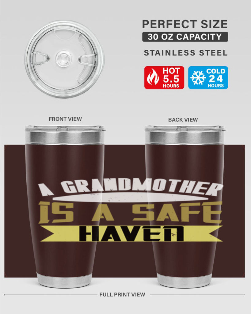A Grandmother is a safe 41#- grandma - nana- Tumbler