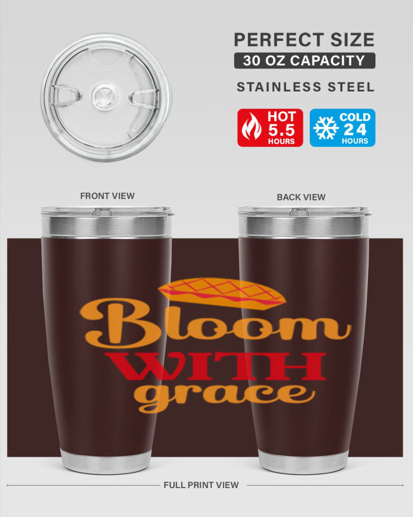 Bloom with grace 81#- spring- Tumbler