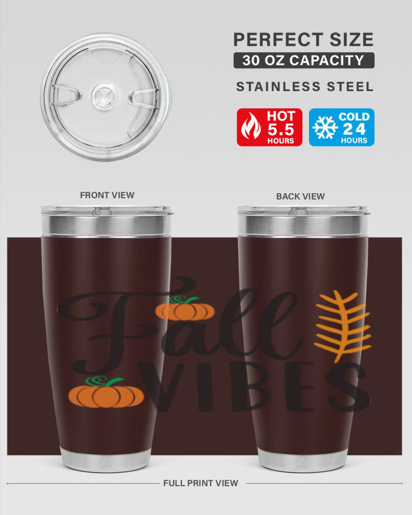Fallvibes 163#- fall- Tumbler
