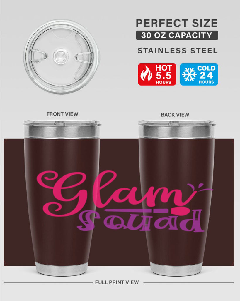 Glam Squad Style 237#- make up- Tumbler