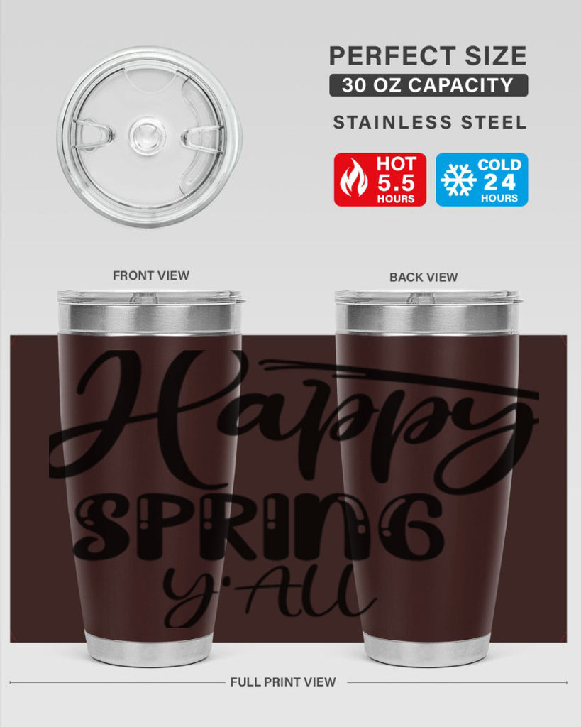 HAPPY SPRING YALL  179#- spring- Tumbler