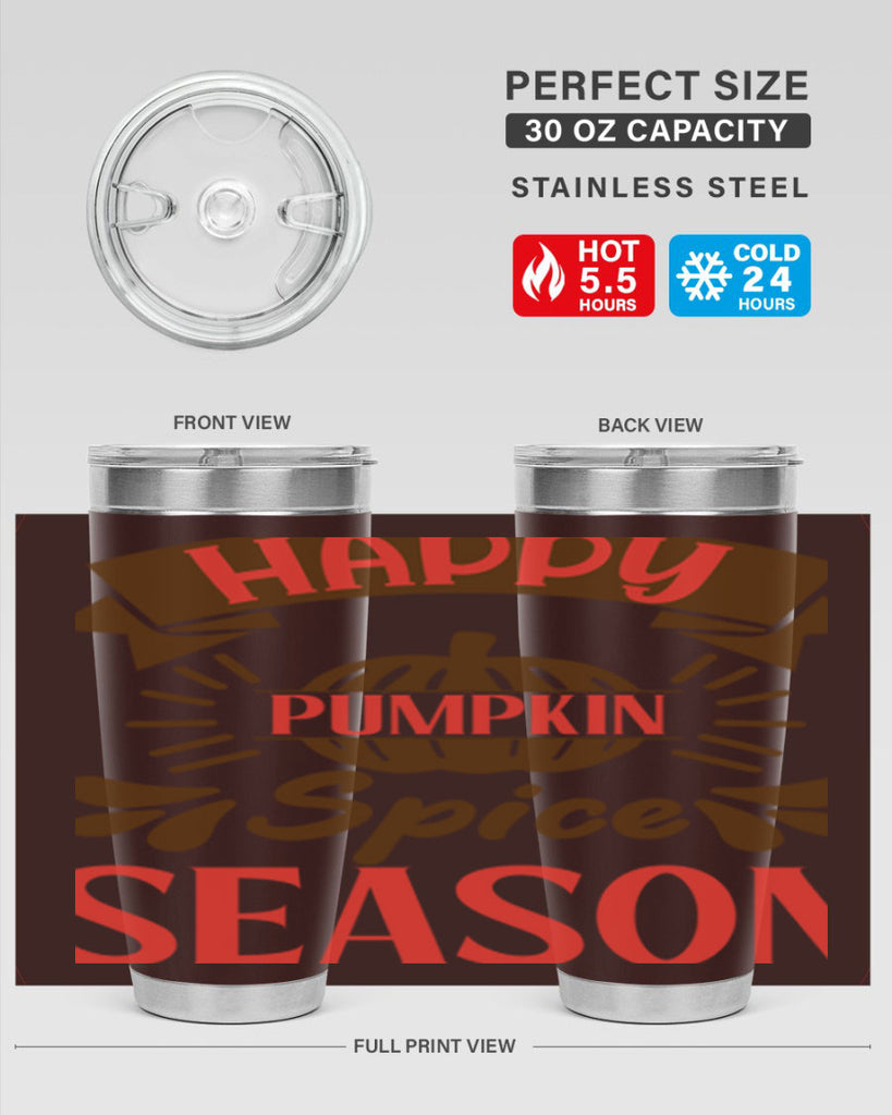 Happy Pumpkin Spice Season 246#- fall- Tumbler