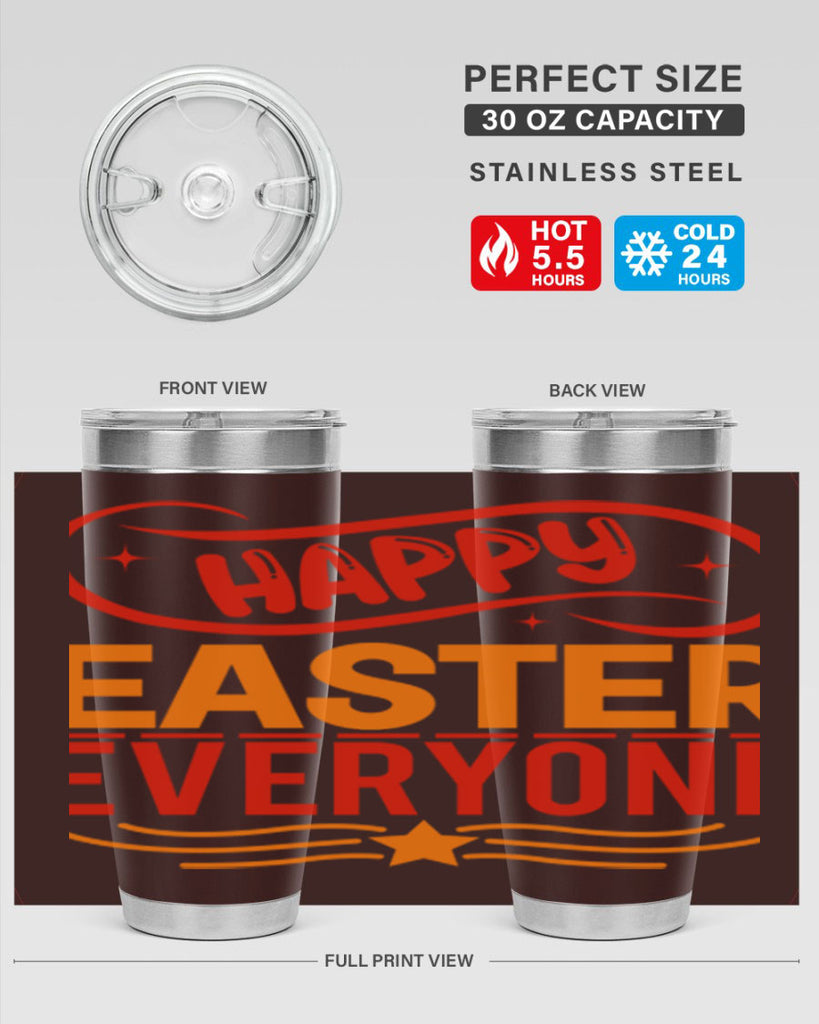 Happy easter everyone 155#- spring- Tumbler