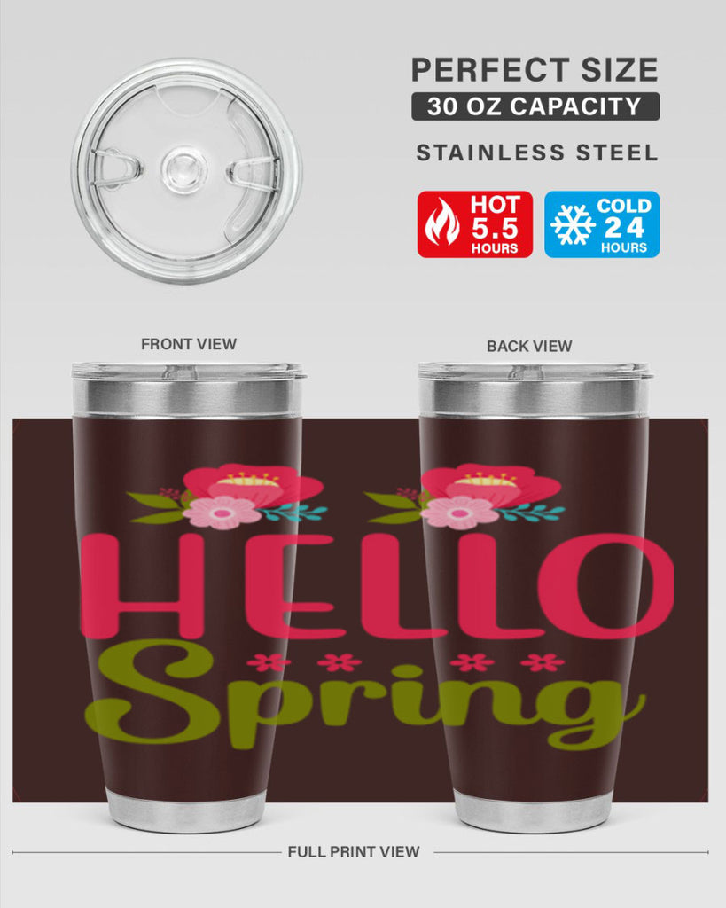 Hello Spring 186#- spring- Tumbler