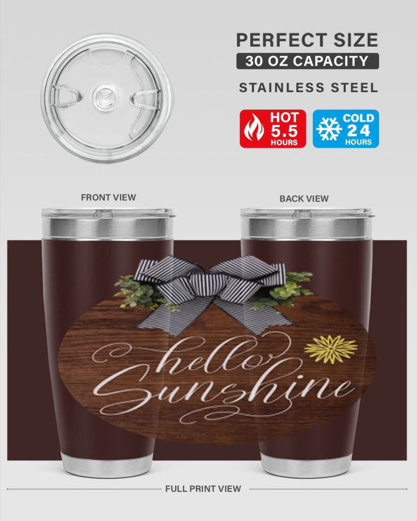 Hello Spring Lettering Mockup200#- spring- Tumbler