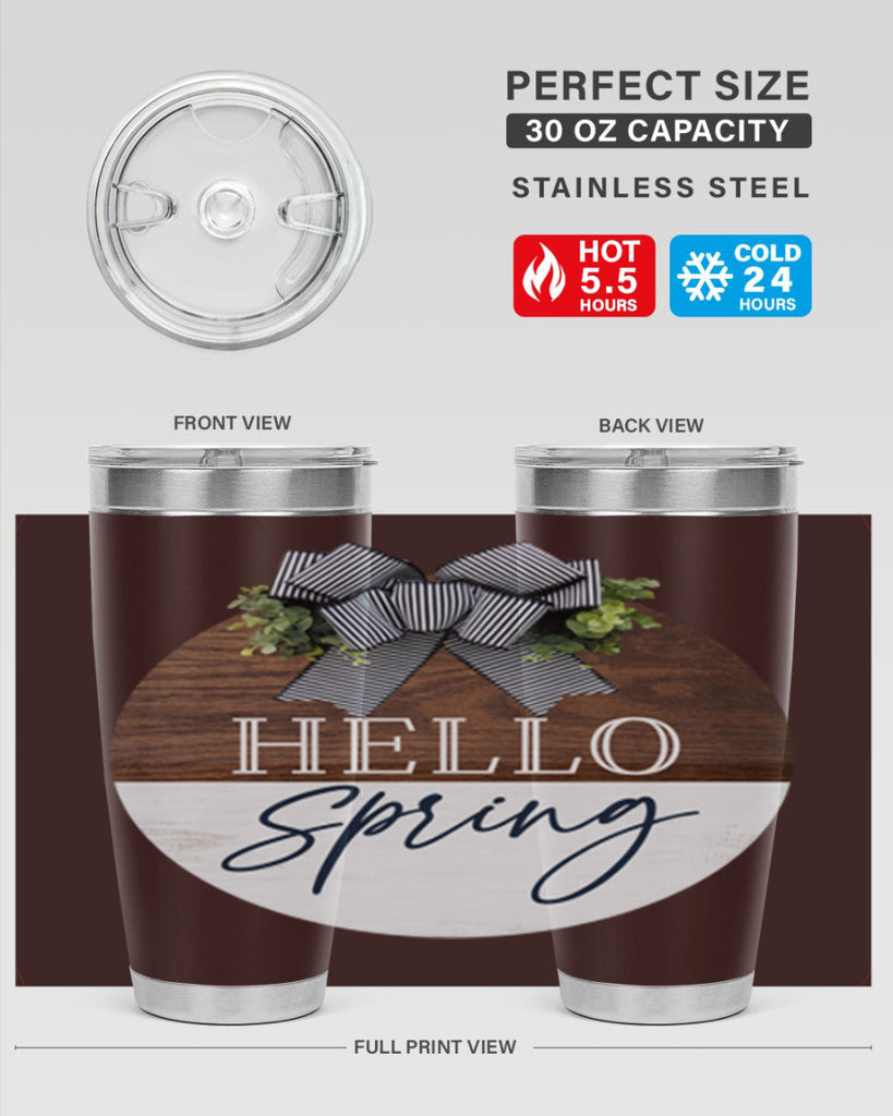 Hello Spring basic Mockup187#- spring- Tumbler
