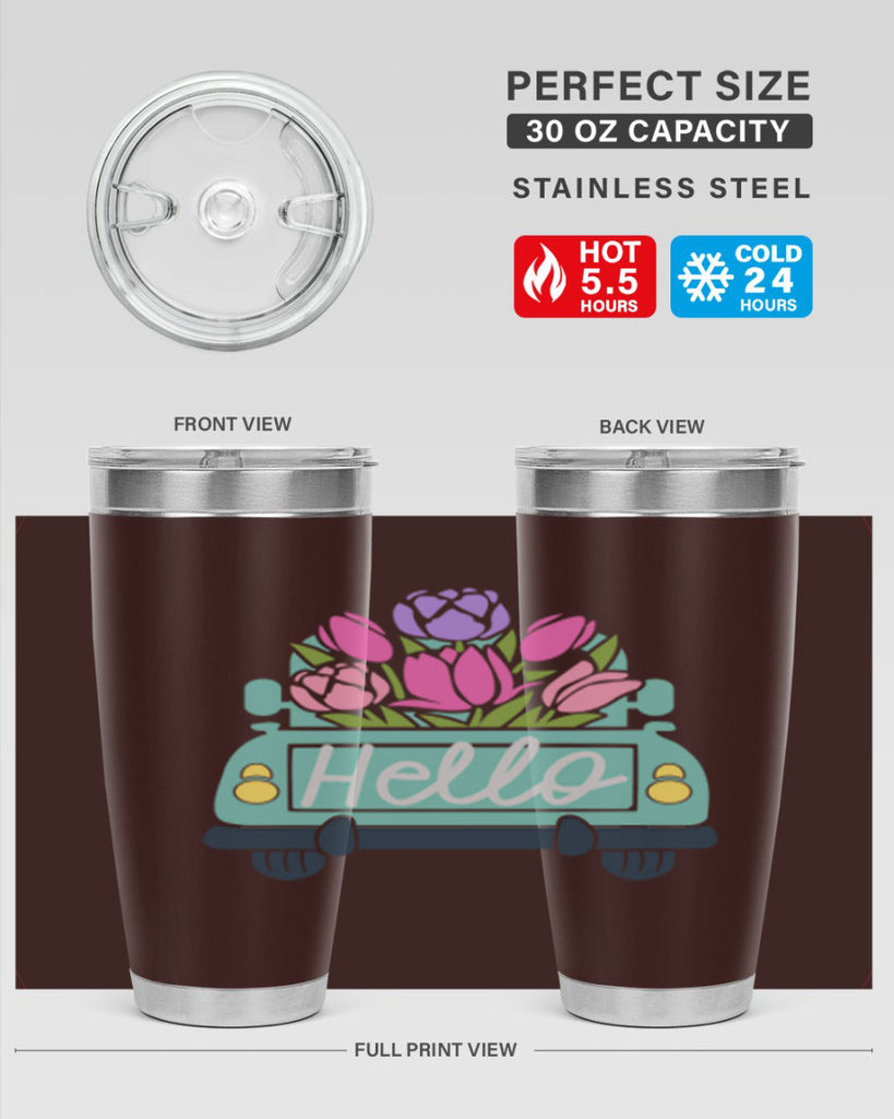 Hello Truck218#- spring- Tumbler