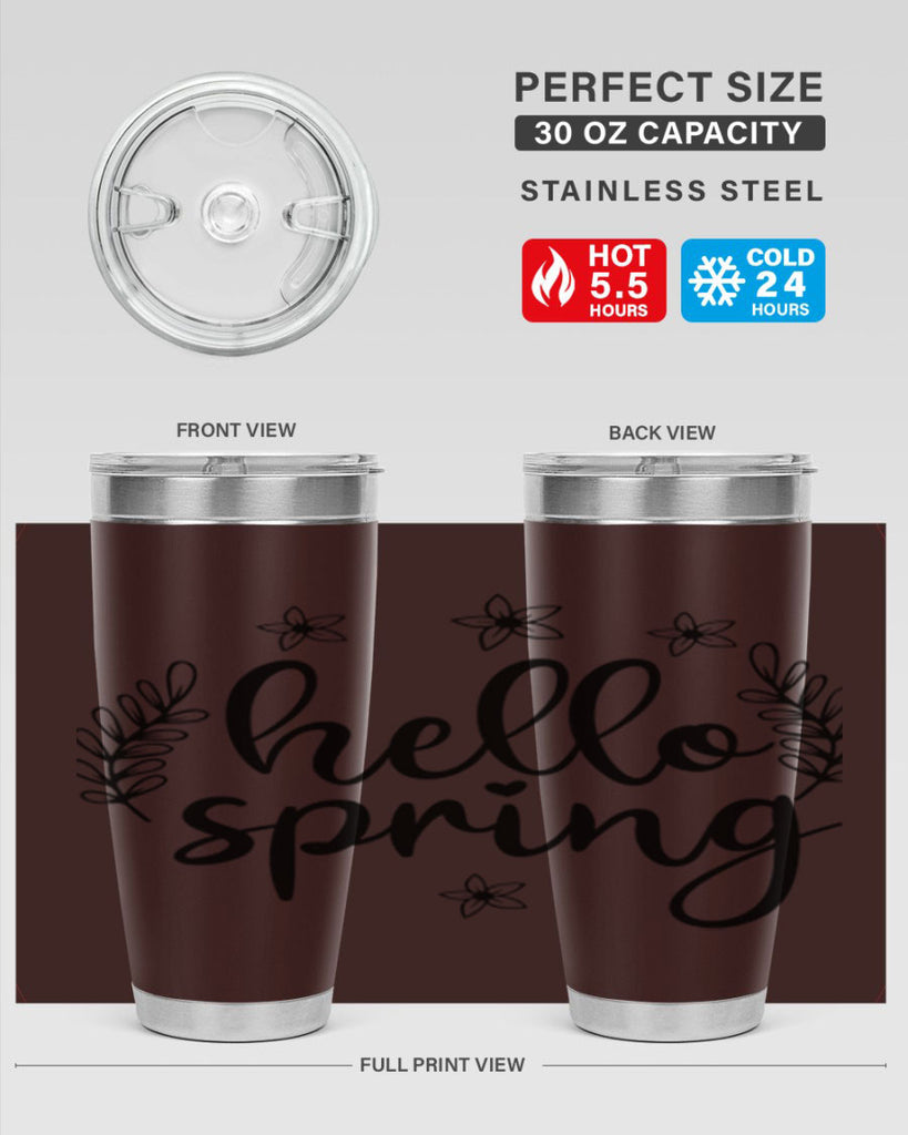 Hello spring design  221#- spring- Tumbler