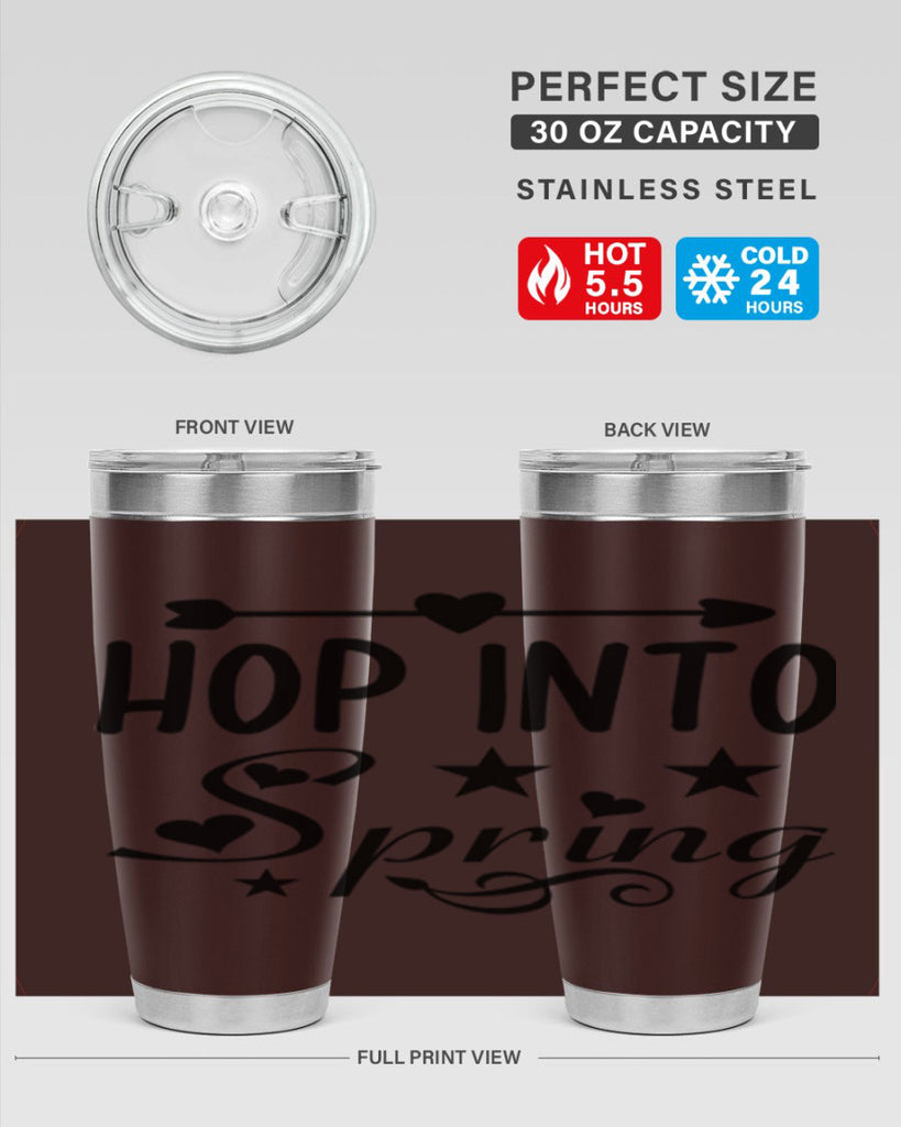Hop into Spring 249#- spring- Tumbler
