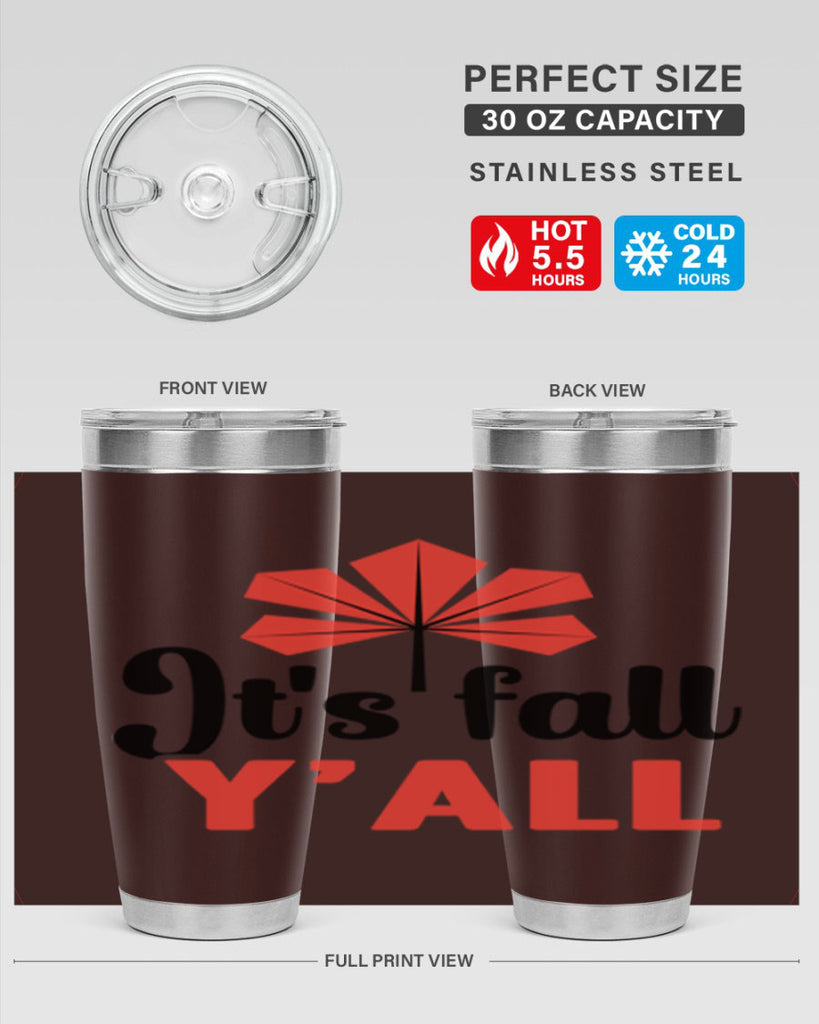 Its fall yall 373#- fall- Tumbler