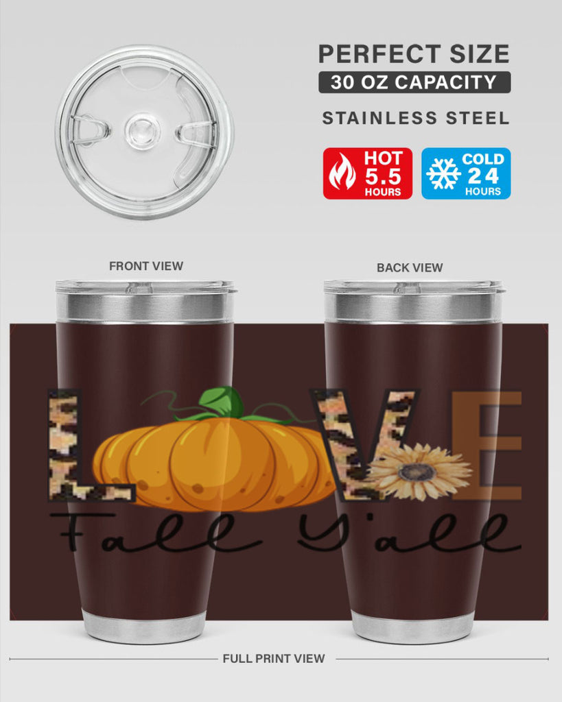 Love FALL YAll 410#- fall- Tumbler