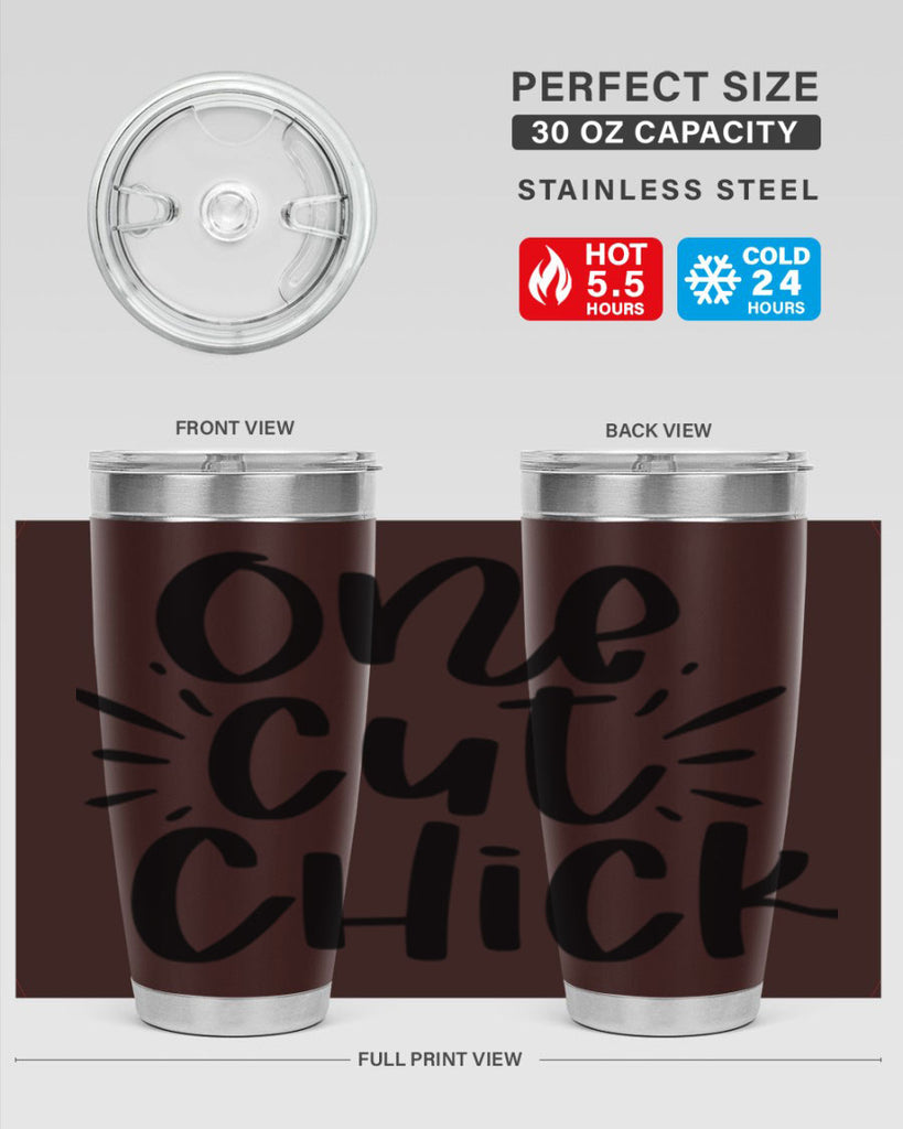 One cut chick  388#- spring- Tumbler