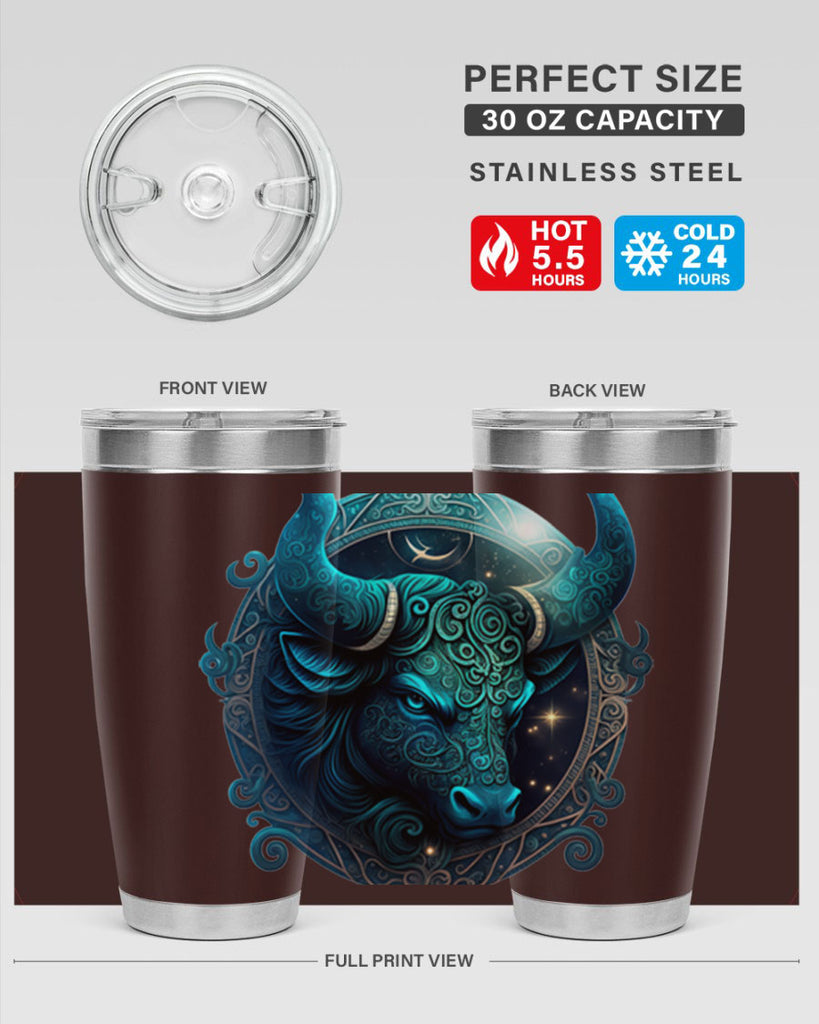 Taurus 485#- zodiac- Tumbler