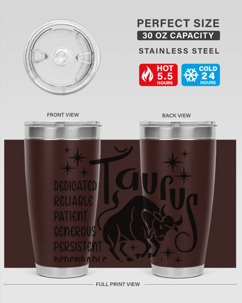 Taurus 486#- zodiac- Tumbler