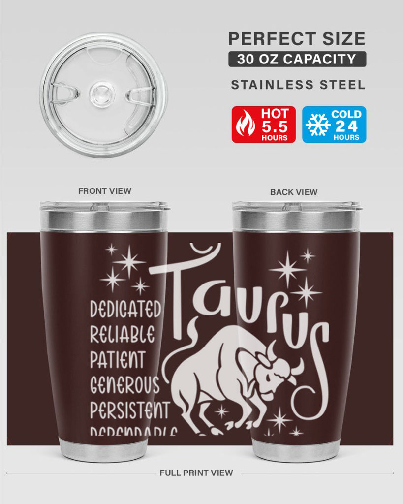 Taurus 491#- zodiac- Tumbler