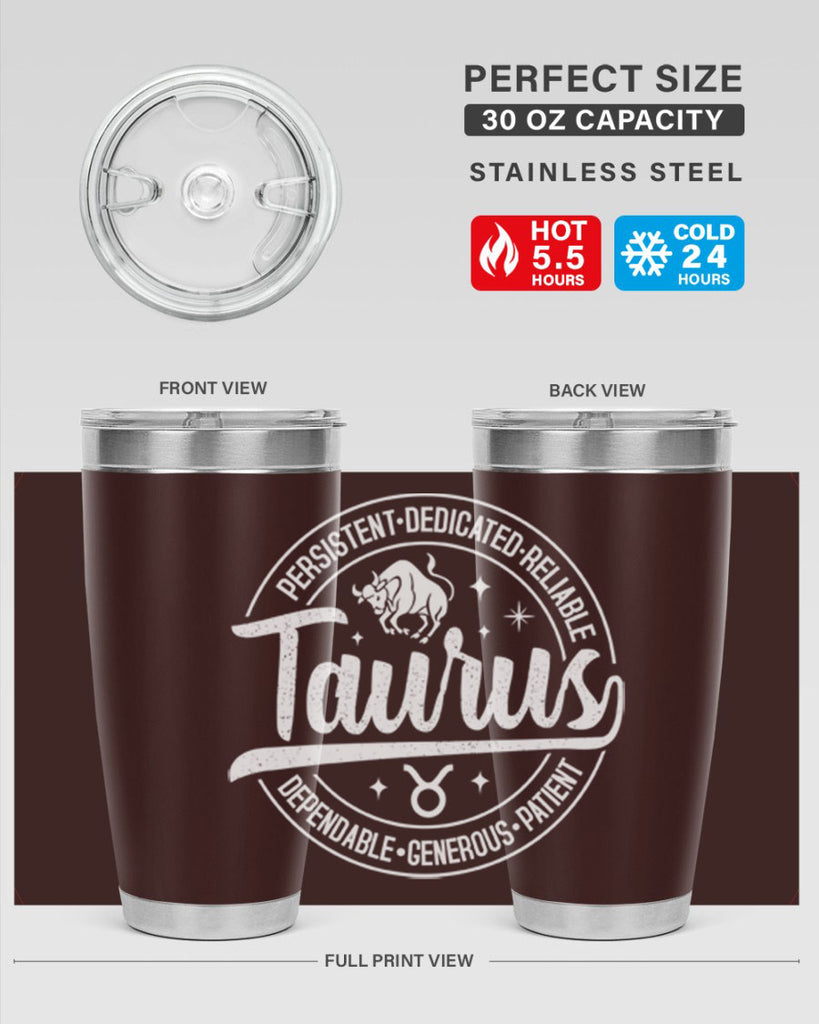 Taurus 495#- zodiac- Tumbler