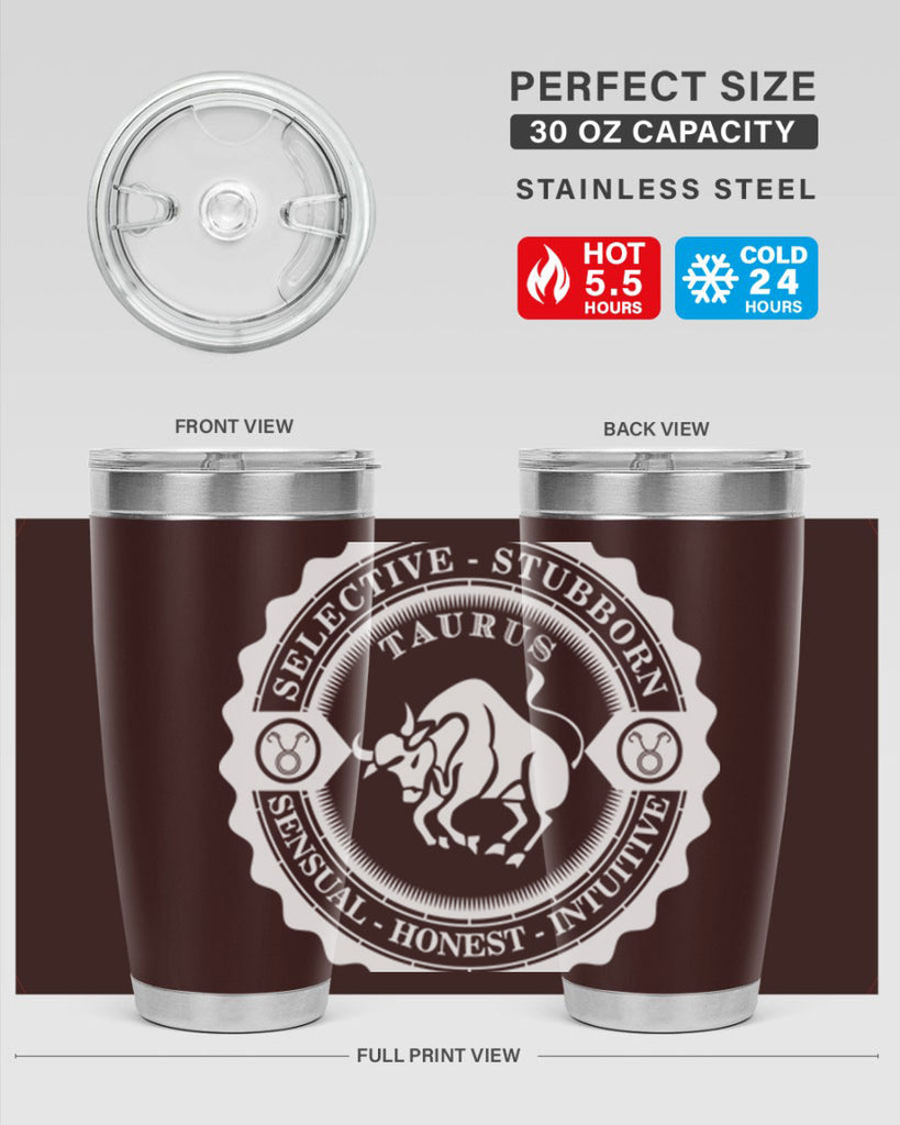 Taurus 8#- zodiac- Tumbler