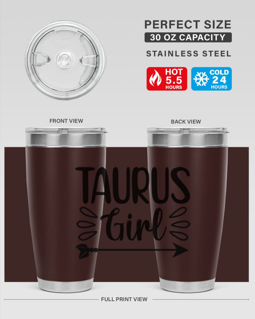 Taurus girl 500#- zodiac- Tumbler
