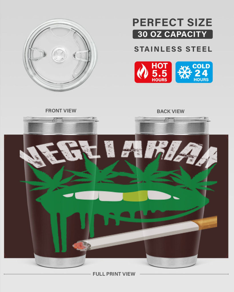 Vegetarian 270#- marijuana- Tumbler