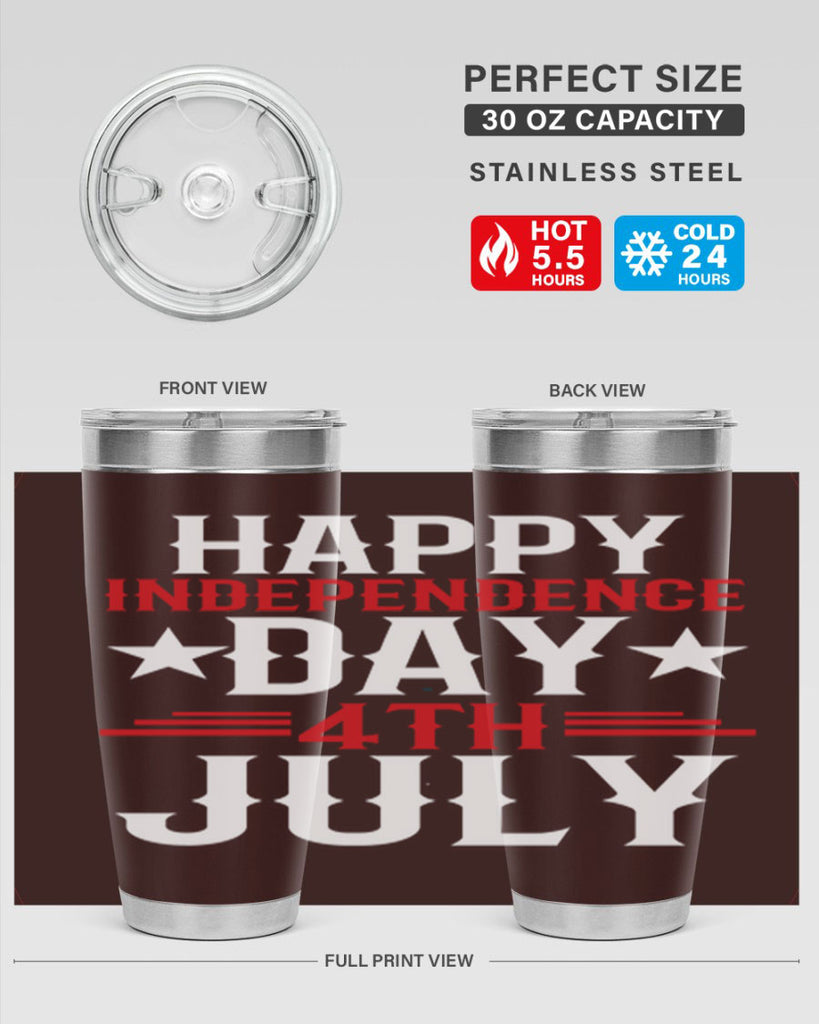 happy independence day th july Style 104#- Fourt Of July- Tumbler