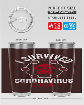 i survived coronavirus Style 32#- corona virus- Tumbler