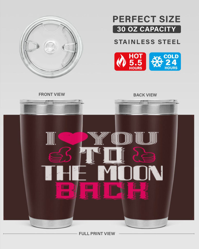 ilove you to the moon beach 49#- valentines day- Tumbler