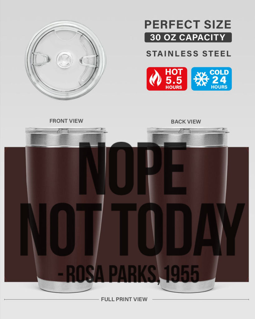 nope not today rosa parks 60#- black words phrases- Cotton Tank