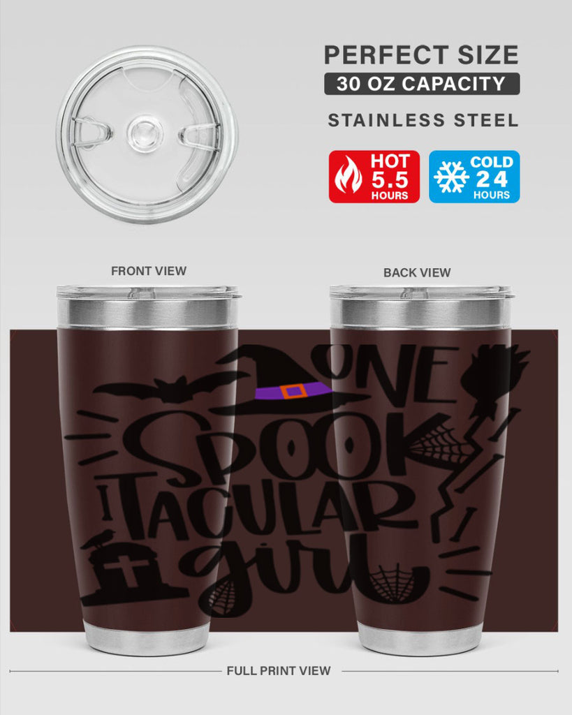 one spooktacular girl 36#- halloween- Tumbler