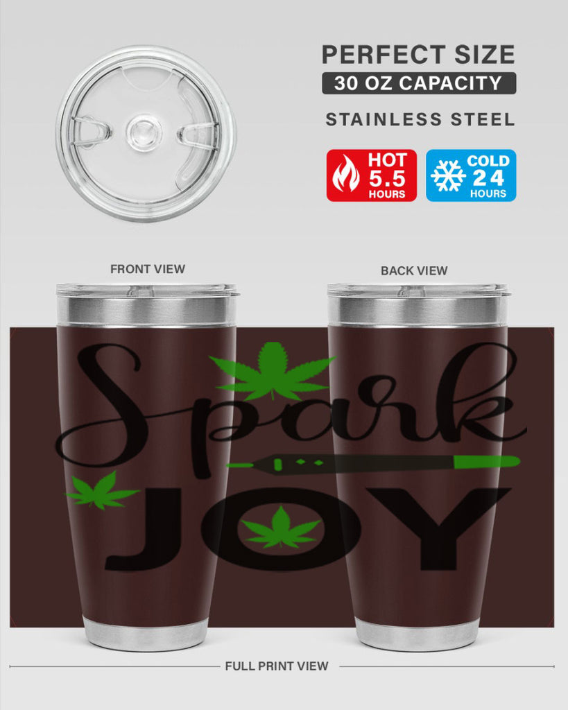 spark joy 250#- marijuana- Tumbler