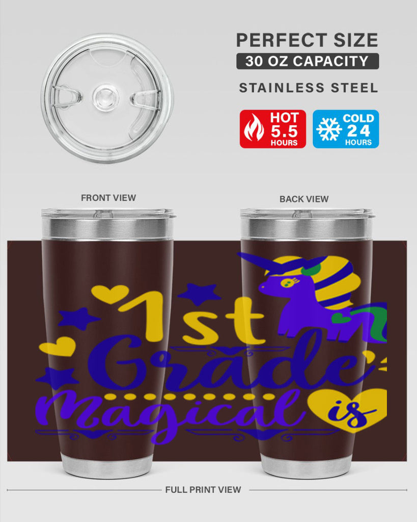 st grade magical 63#- mardi gras- Tumbler