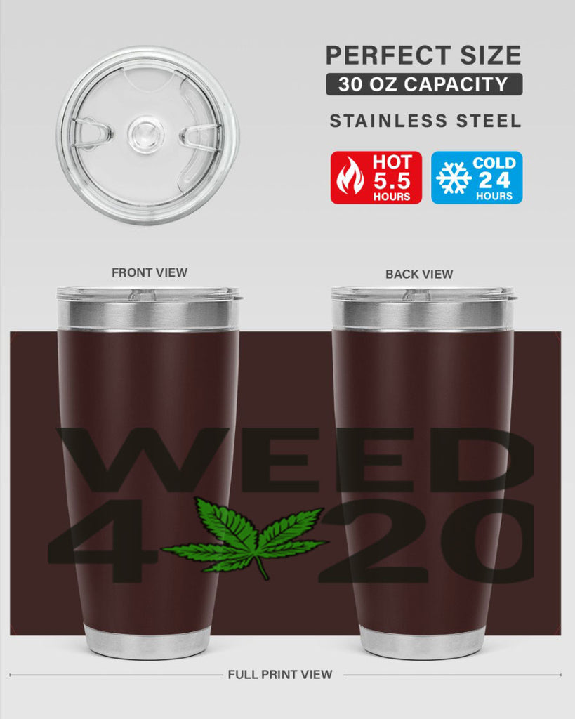 weed 420 282#- marijuana- Tumbler