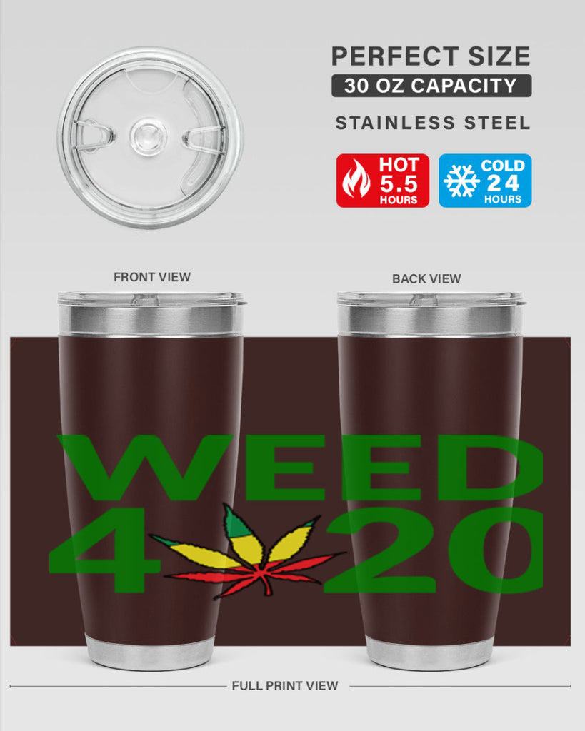 weed 420 cannabis 281#- marijuana- Tumbler