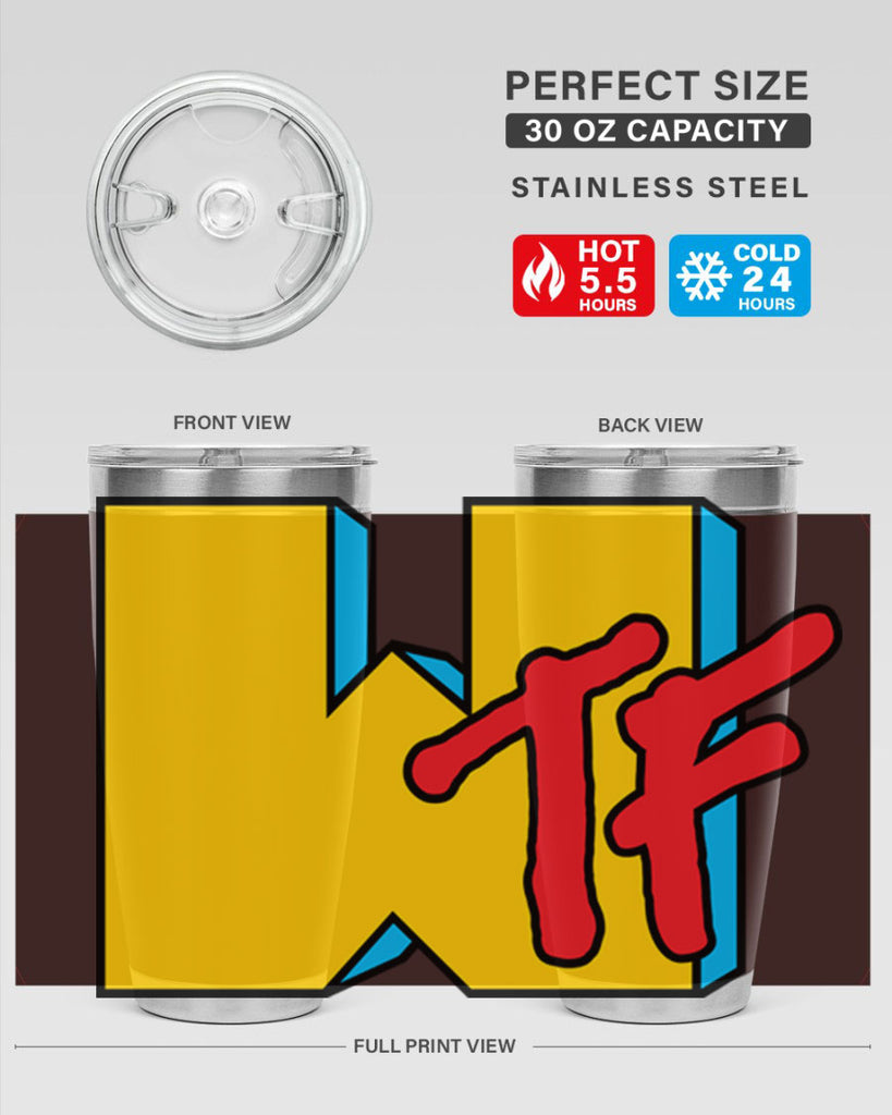 wtf 8#- black words phrases- Cotton Tank