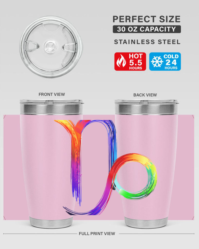Capricorn 187#- zodiac- Tumbler