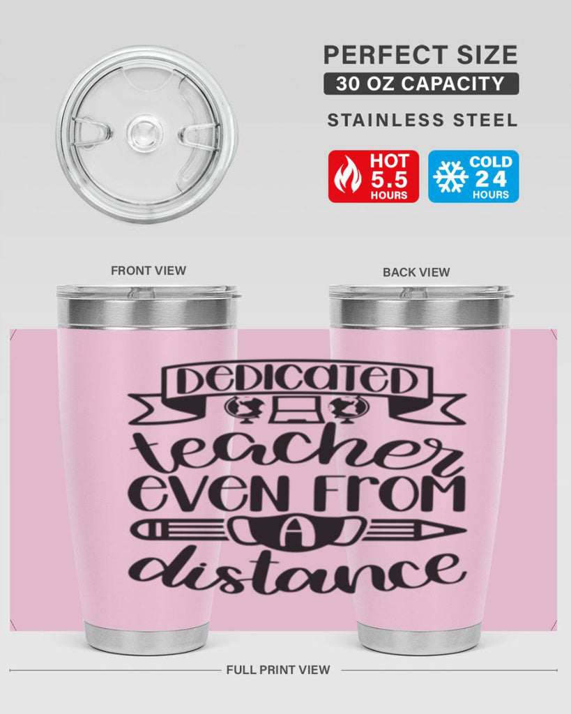 Dedicated Teacher Even Style 80#- teacher- tumbler