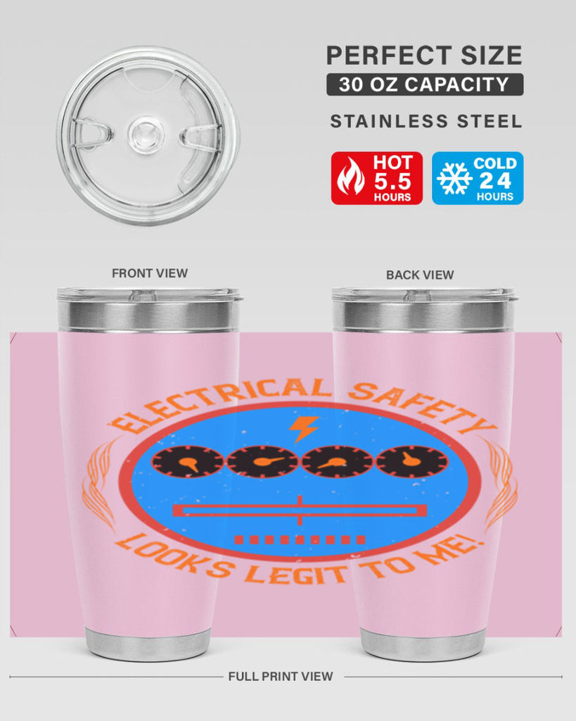 Electrical safety looks legit to me Style 57#- electrician- tumbler