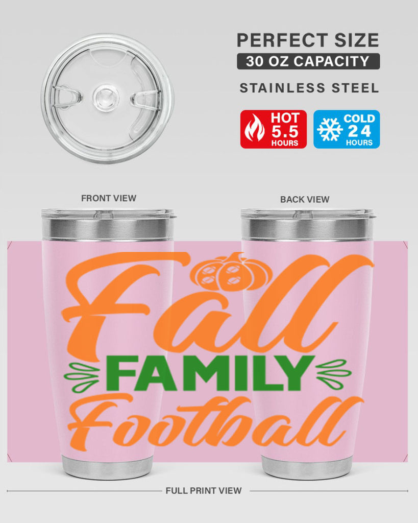 Fall Family Football 98#- fall- Tumbler