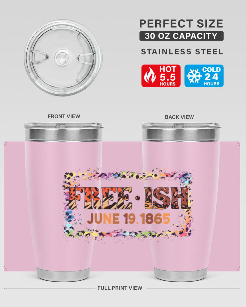 FreeIsh June 1865 Junteenth Png 32#- Juneteenth- tumbler
