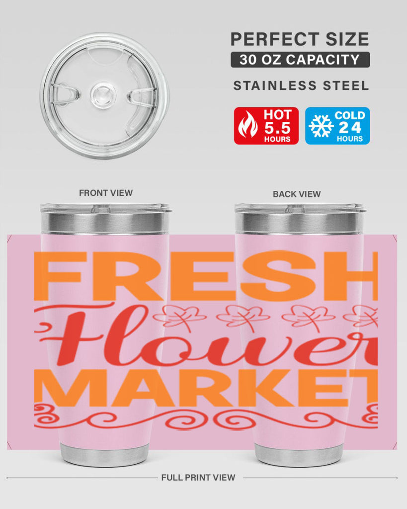 Fresh flower market 143#- spring- Tumbler