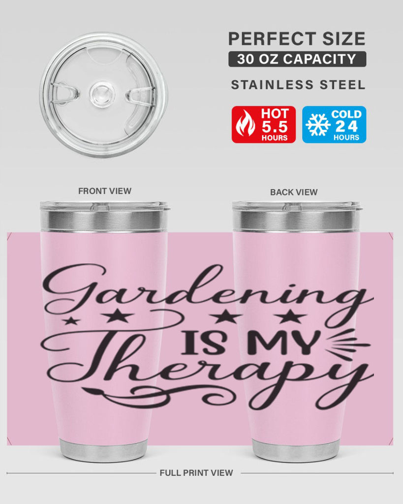 Gardening is My Therapy 145#- spring- Tumbler